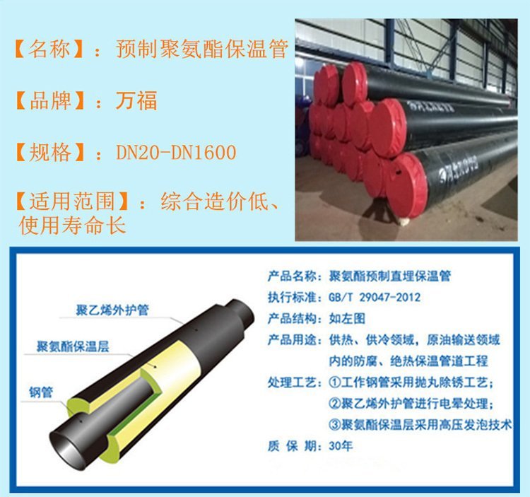辽宁预制直埋保温管